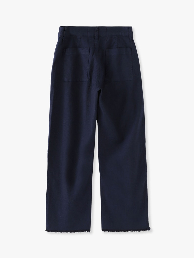 Kinsale Cotton Linen Pants 詳細画像 navy 2