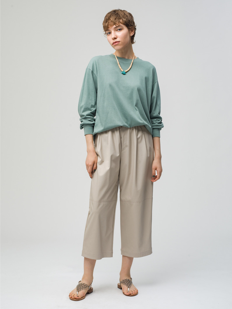 Eco Leather Wide Pants 詳細画像 gray 1