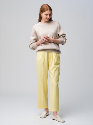 Two Tuck Wool Pants 詳細画像 yellow