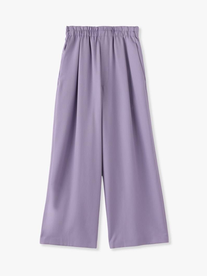 Wool Everyday Tuck Pants 詳細画像 lavender 2