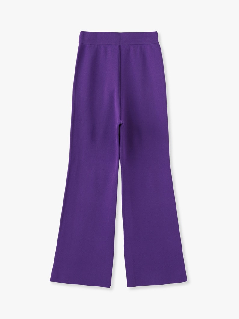 Milano Rib Knit Pants 詳細画像 purple 2