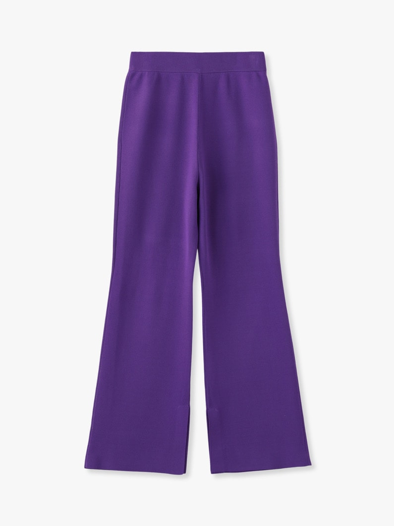 Milano Rib Knit Pants 詳細画像 purple 1