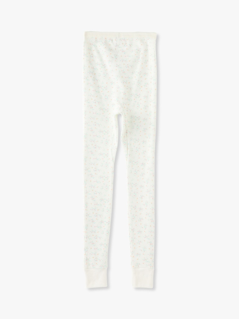 Floral Thermal Easy Pants 詳細画像 off white 4