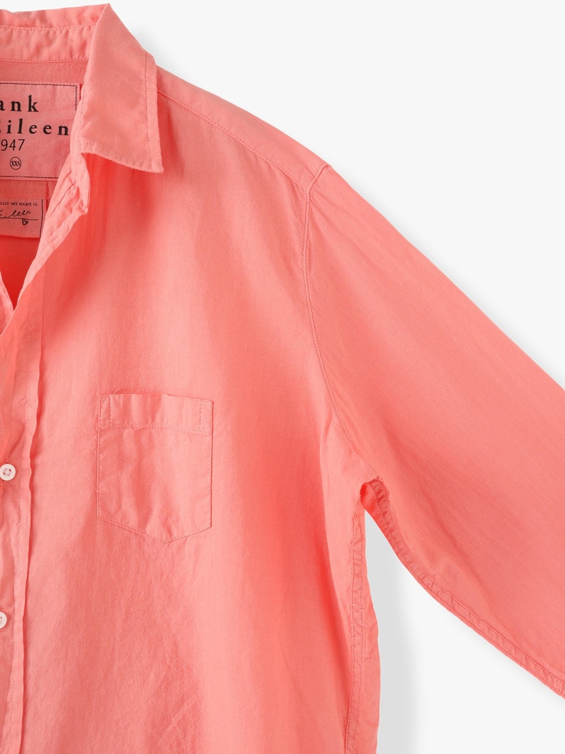 Eileen Organic Cotton Voile Shirt 詳細画像 coral 4