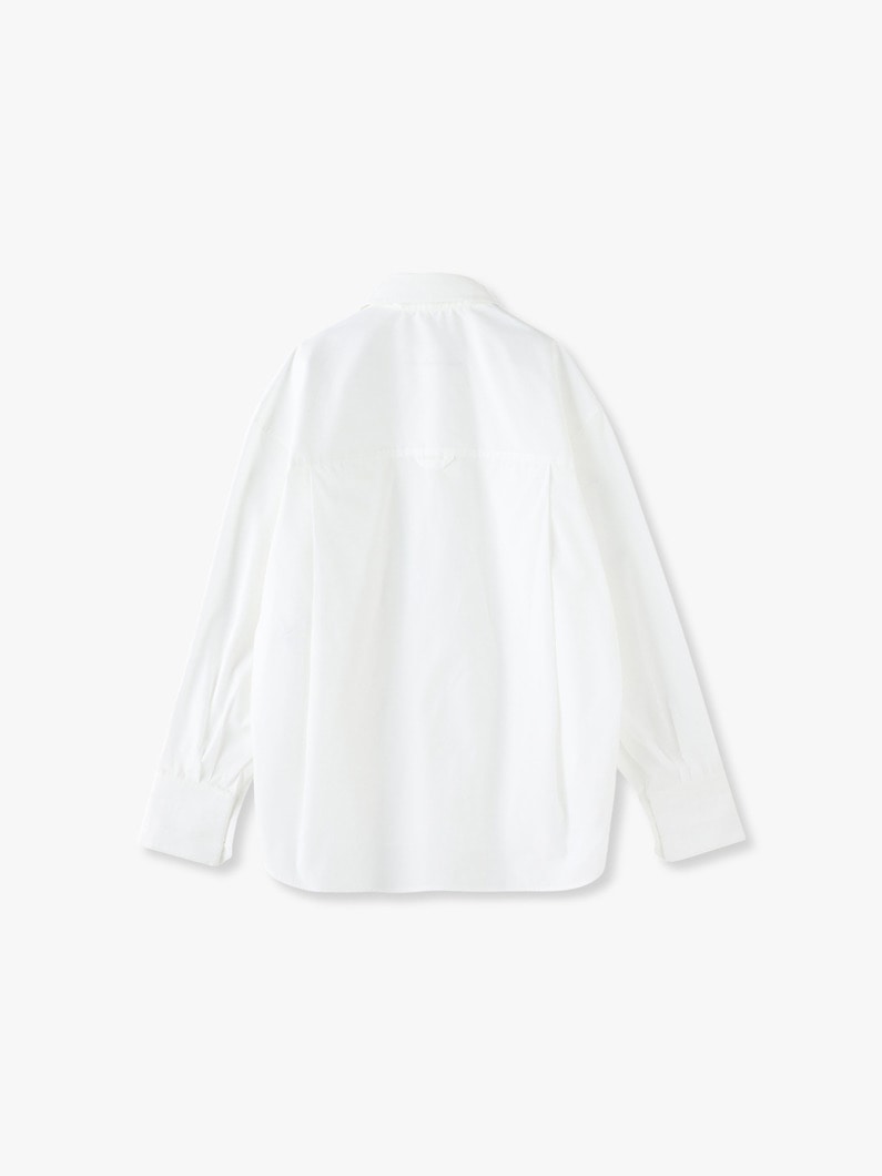 Oversized Cotton Shirt 詳細画像 white 2