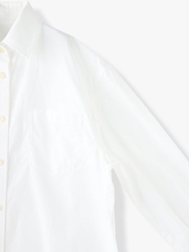 Oversized Cotton Shirt 詳細画像 white 4