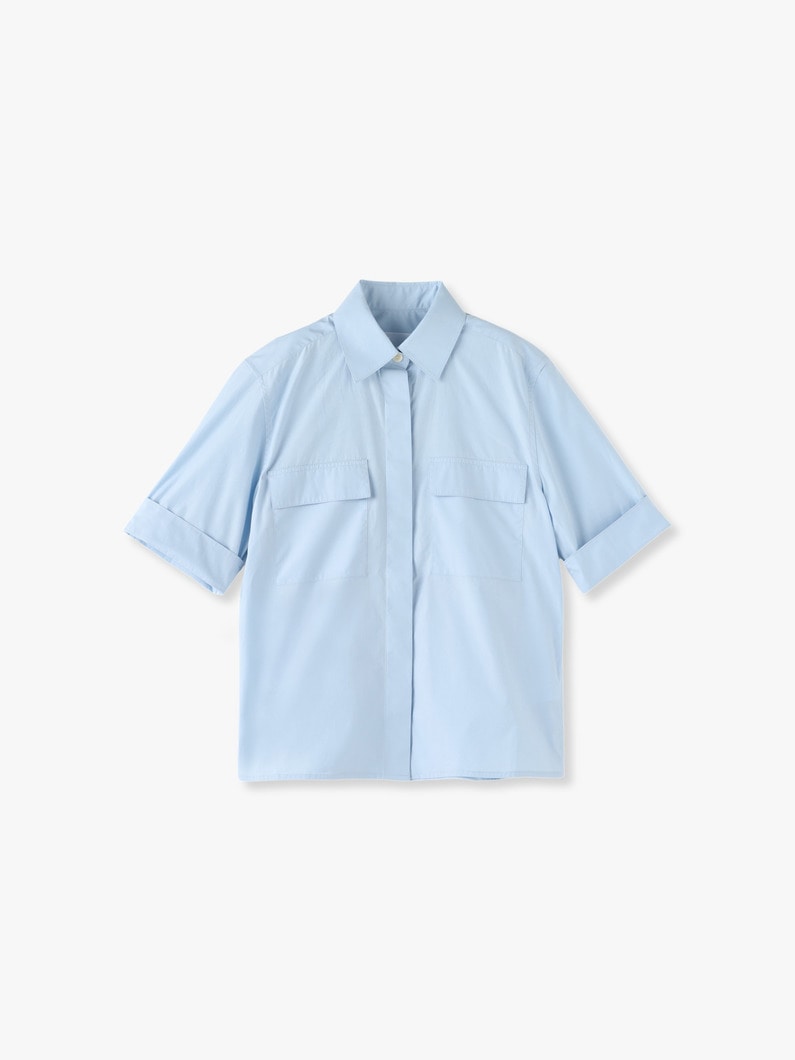 Short Sleeve Pocket Shirt 詳細画像 blue 1