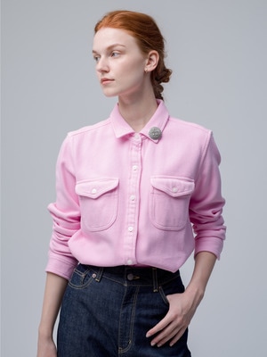 Chroma Blanket Shirt (women) 詳細画像 pink