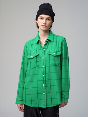 Blanket Shirt (women) 詳細画像 green
