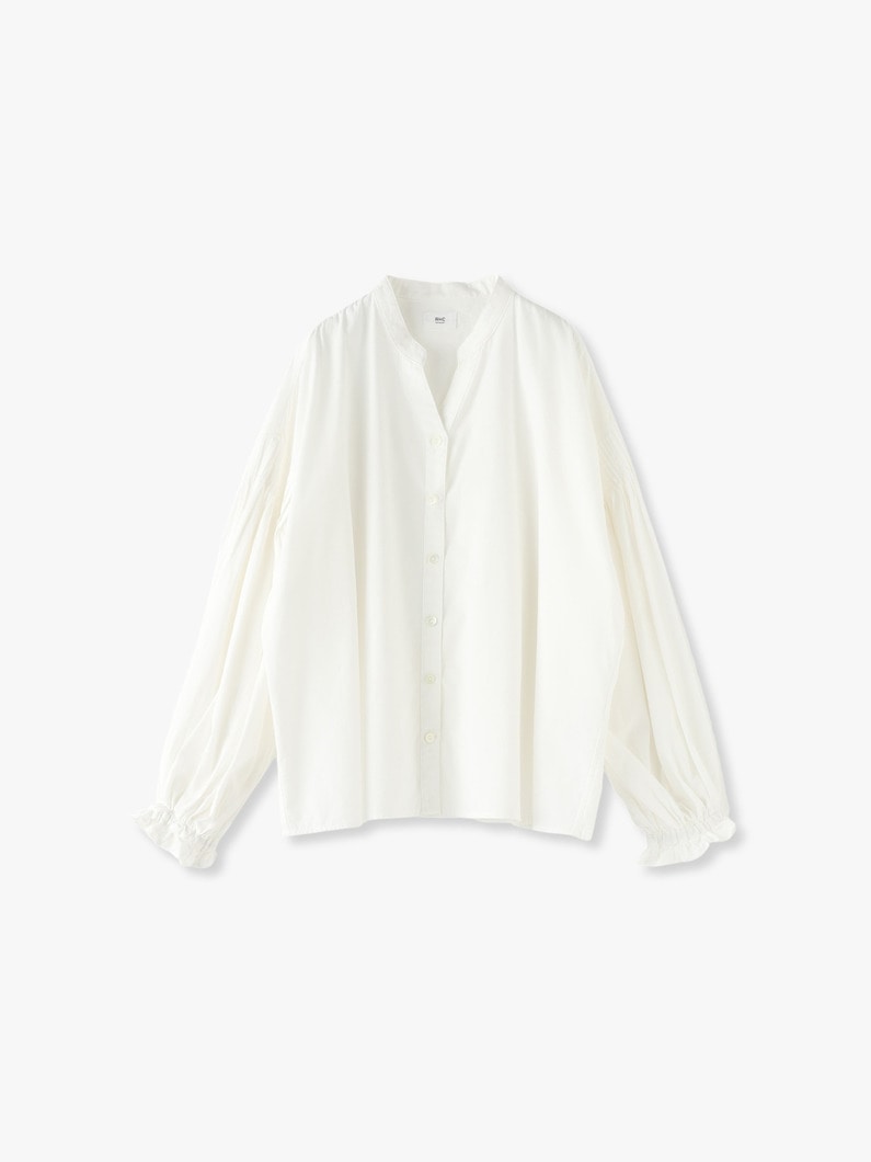 Pin Tuck Cotton Shirt 詳細画像 white 2