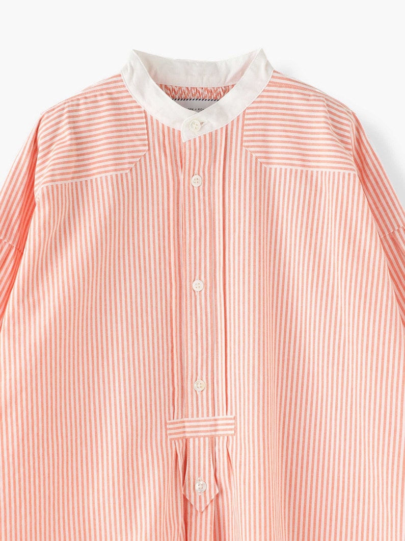 Stripe Tunic Shirt 詳細画像 orange 3