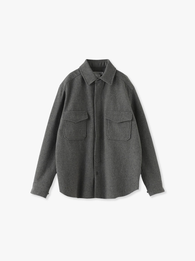 CPO Wool Shirt 詳細画像 gray 4