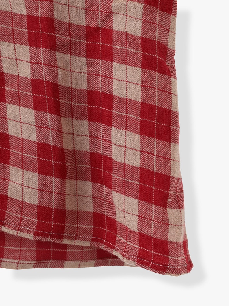 Cashmere Checked Shirt 詳細画像 red 7