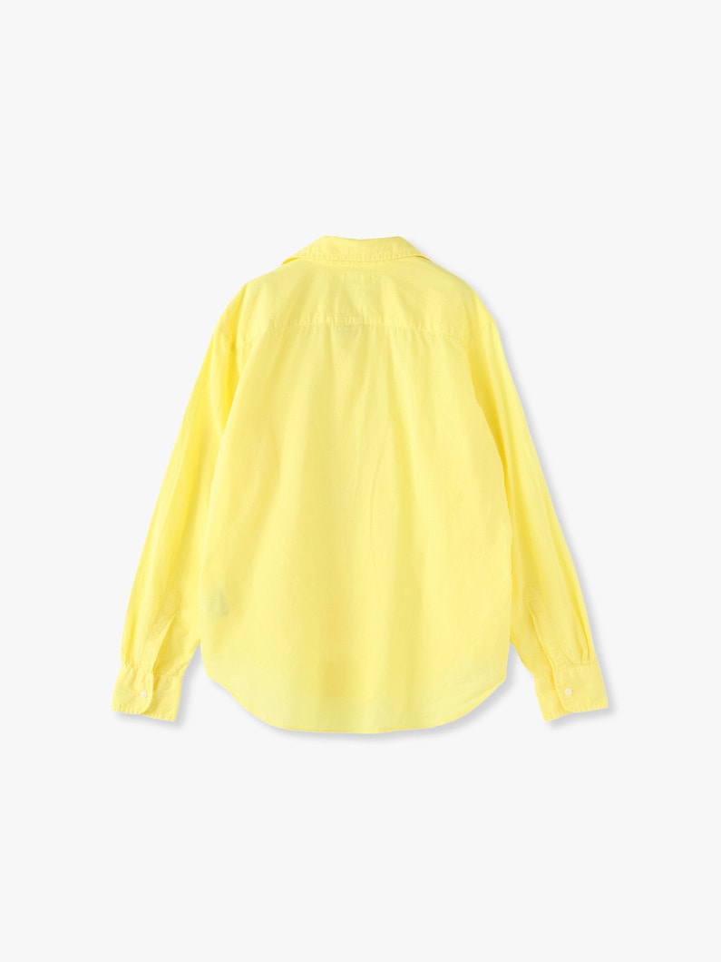 Eileen Botanical Dye Core Voile Shirt 詳細画像 yellow 3