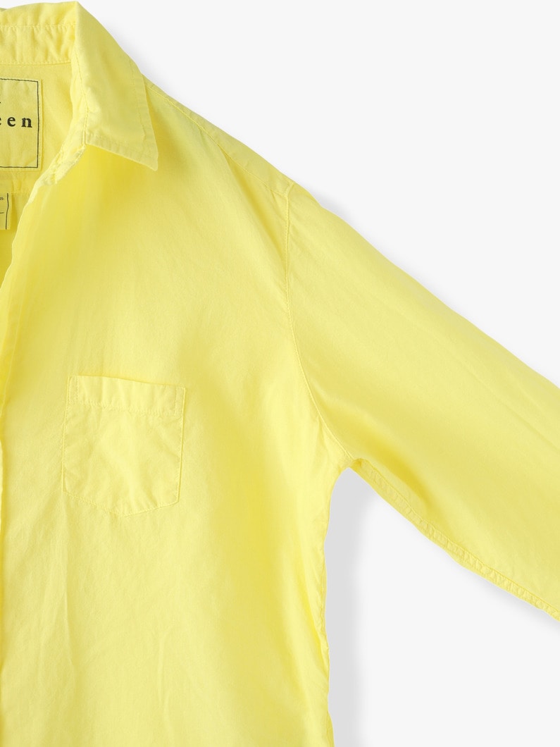 Eileen Botanical Dye Core Voile Shirt 詳細画像 yellow 5