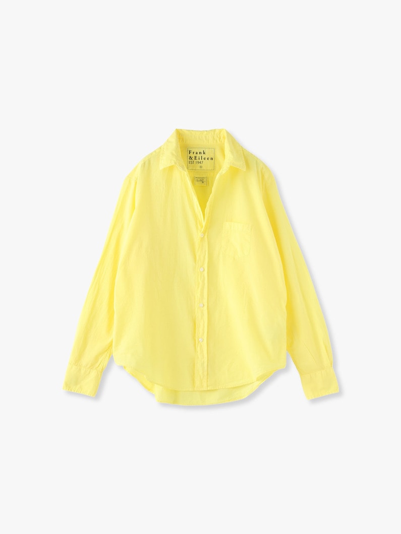 Eileen Botanical Dye Core Voile Shirt 詳細画像 yellow 2