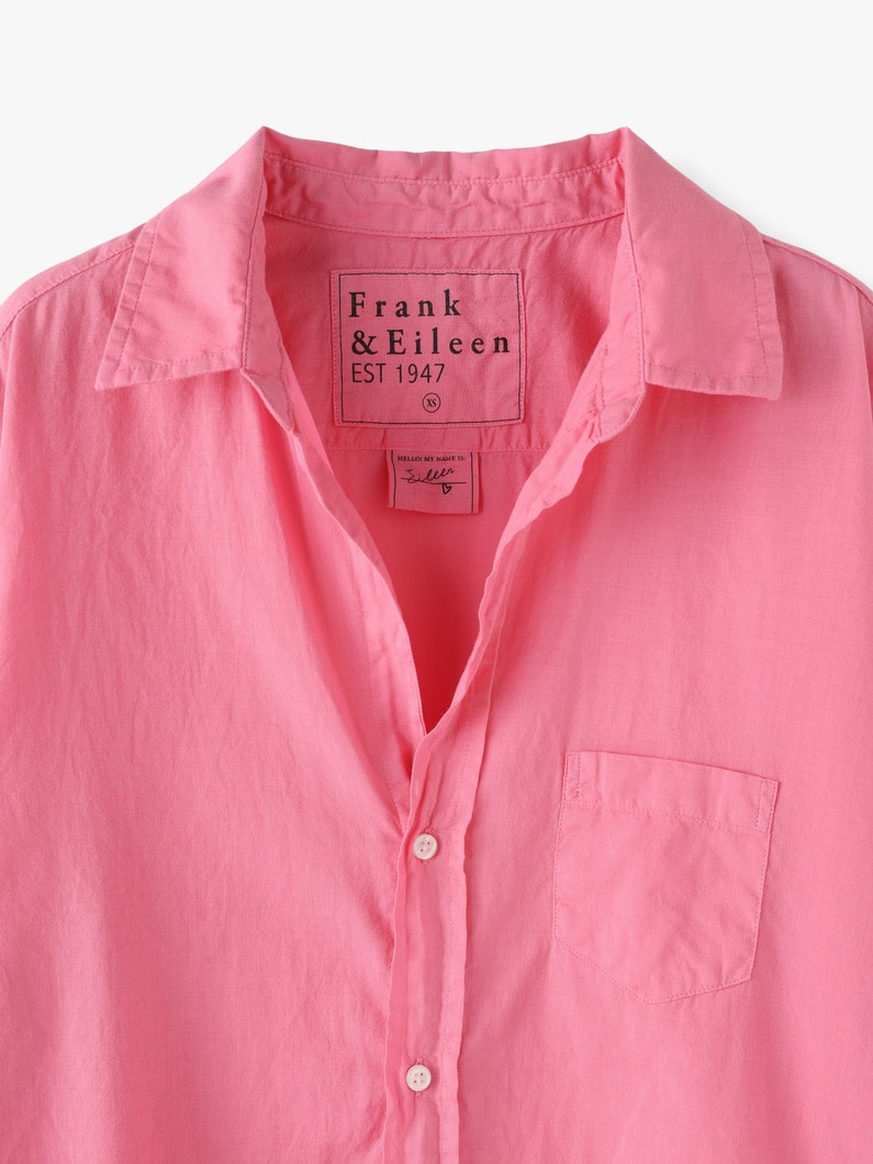 Eileen Botanical Dye Core Cotton Voile Shirt 詳細画像 pink 4