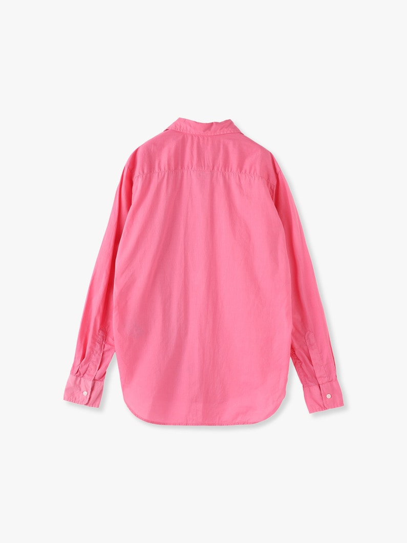 Eileen Botanical Dye Core Light Poplin Shirt 詳細画像 pink 3
