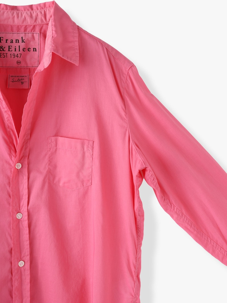 Eileen Botanical Dye Core Light Poplin Shirt 詳細画像 pink 5