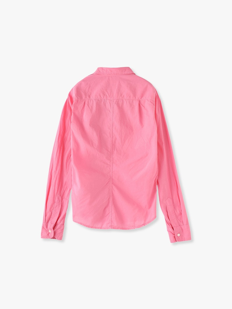 Barry Botanical Dye Core Light Poplin Shirt 詳細画像 pink 3