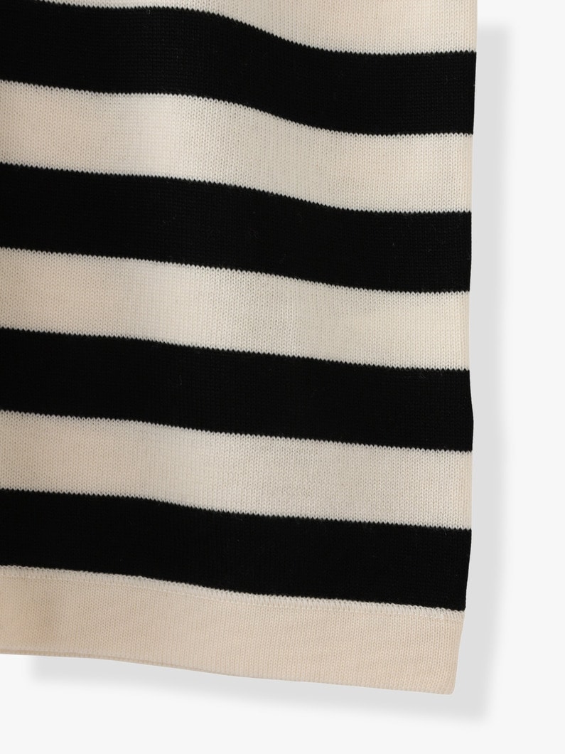 Genica Striped Knit Pullover 詳細画像 purple 7
