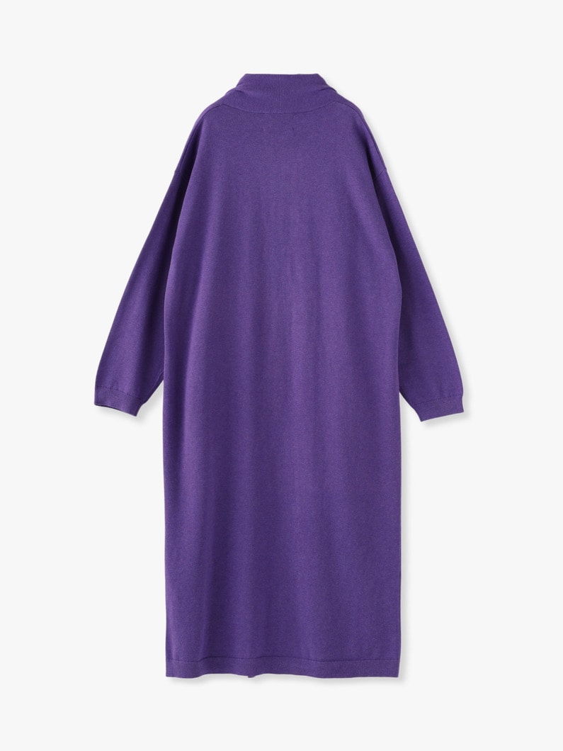 Petra Cotton Cashmere Long Cardigan (purple/navy) 詳細画像 purple 3