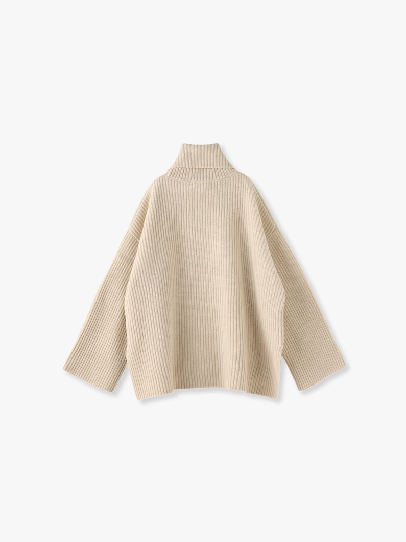Cassidy Wool High Neck Pullover 詳細画像 ivory 2