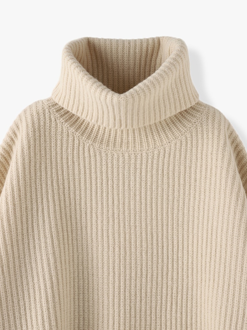 Cassidy Wool High Neck Pullover 詳細画像 ivory 3
