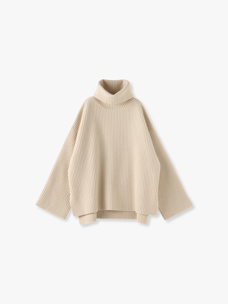 Cassidy Wool High Neck Pullover 詳細画像 ivory 1