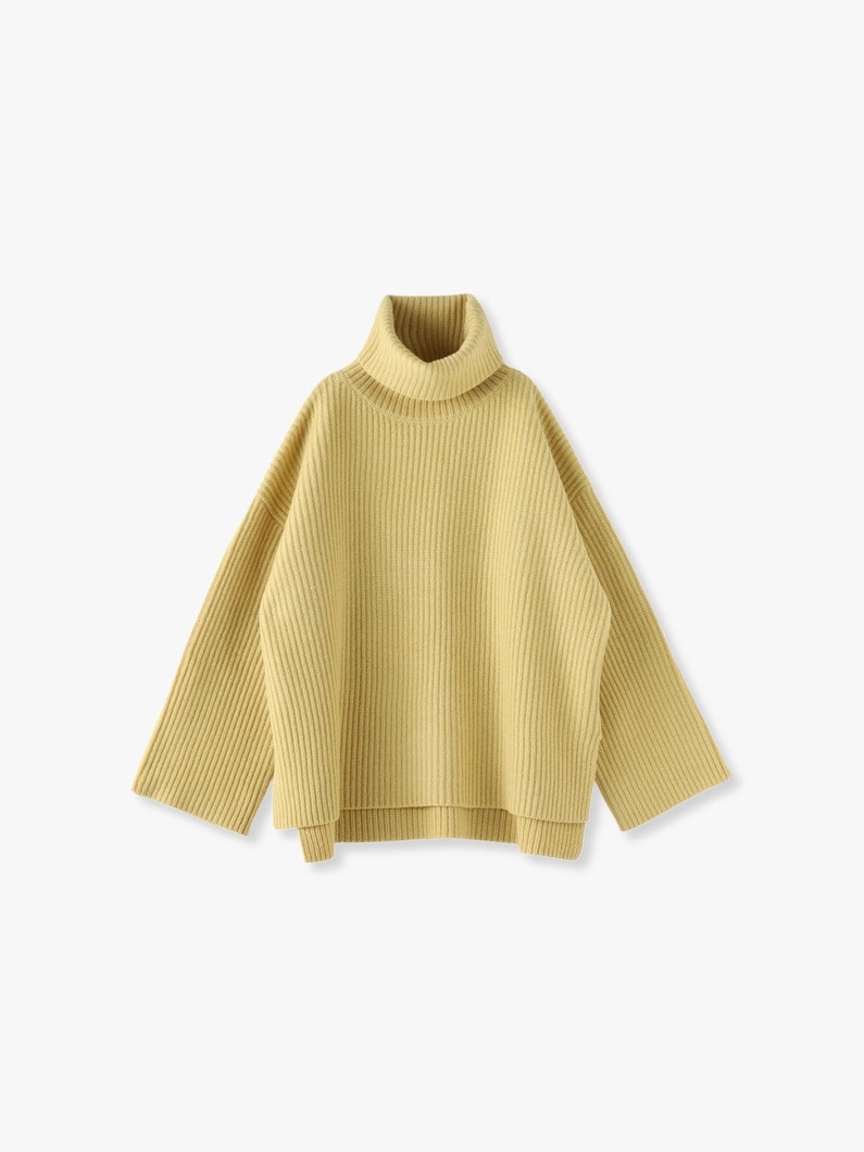Cassidy Wool High Neck Pullover 詳細画像 yellow 4