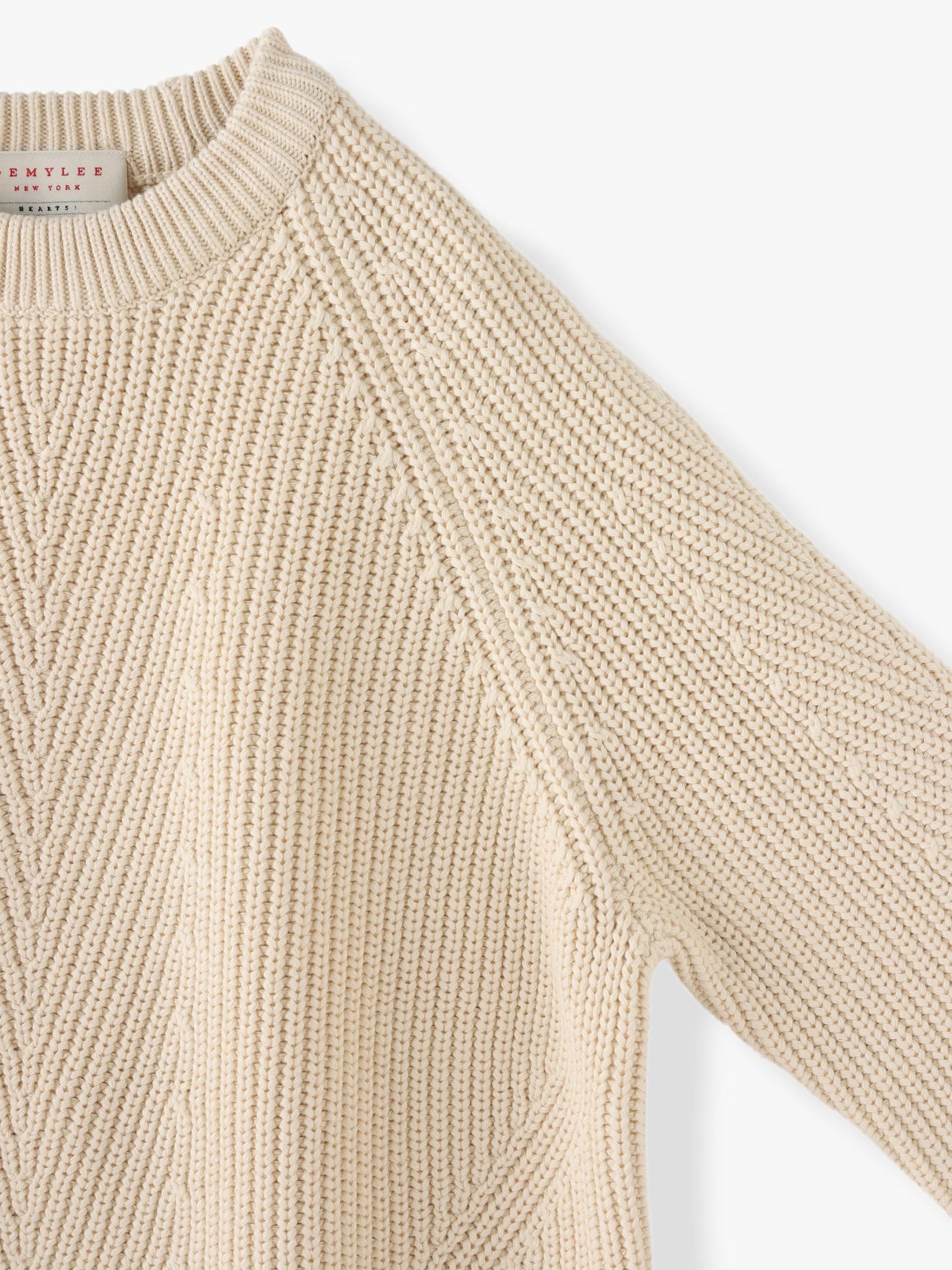 Chelsea Organic Cotton Pullover (off white)｜DEMYLEE(デミリー