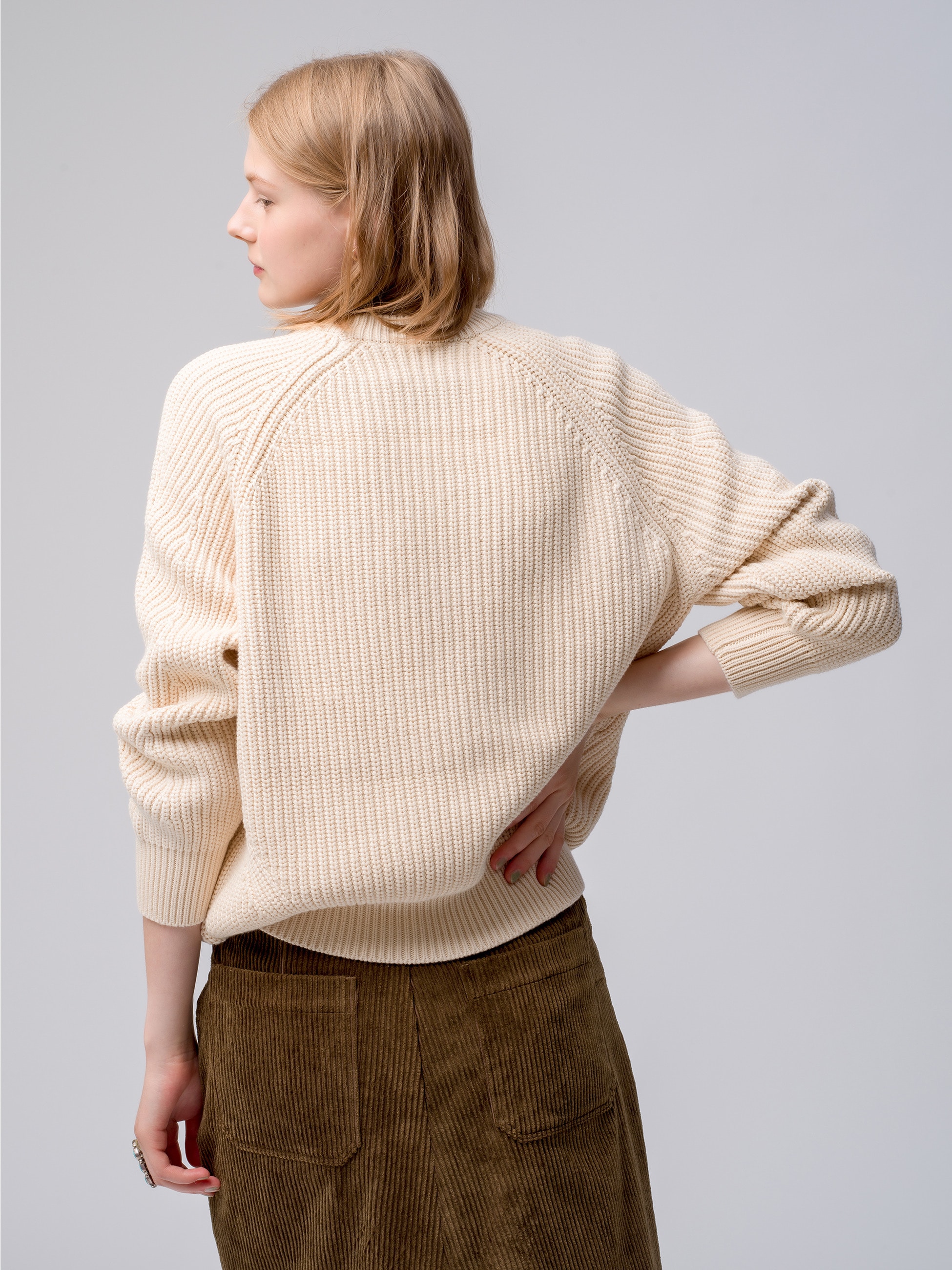 Chelsea Organic Cotton Pullover (off white)