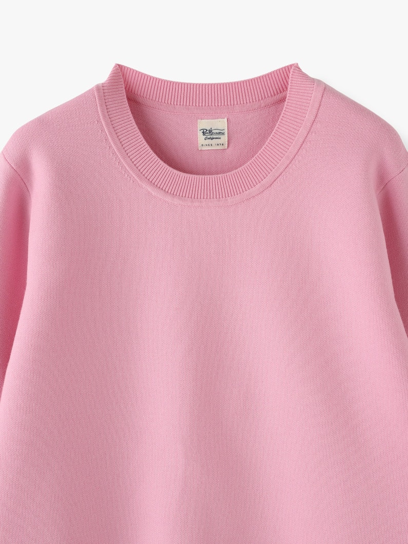 Wool Smooth Knit Pullover 詳細画像 pink 5