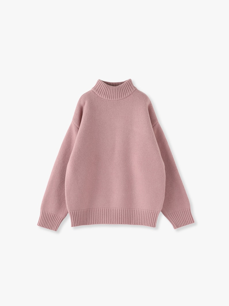 Deon Crew Neck Knit Pullover 詳細画像 pink 1