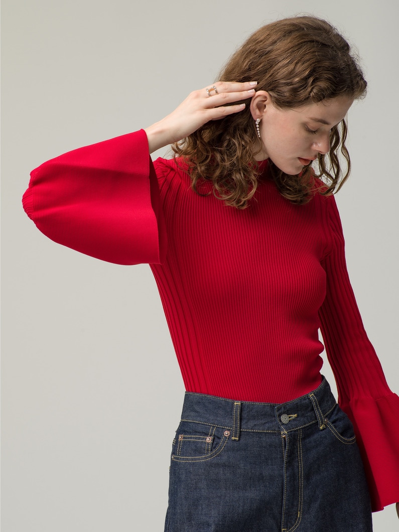 Pottery Top (red/navy) 詳細画像 red 2