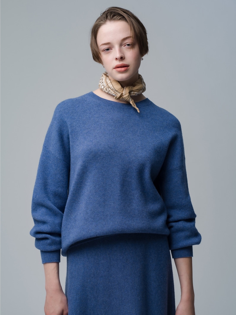 Soft Smooth Knit Pullover 詳細画像 blue 1