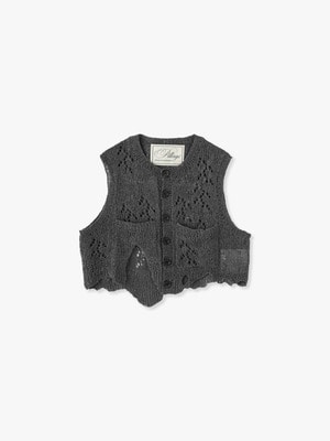 Hand Crush Knit Vest｜pillings(ピリングス)｜Ron Herman