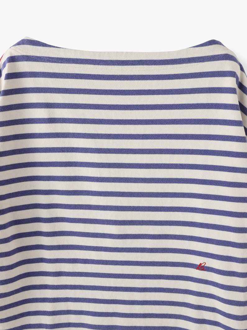 Striped Boat Neck Pullover 詳細画像 other 3