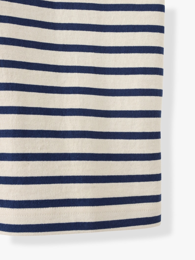 3/4 Sleeve Striped Pullover 詳細画像 blue 5