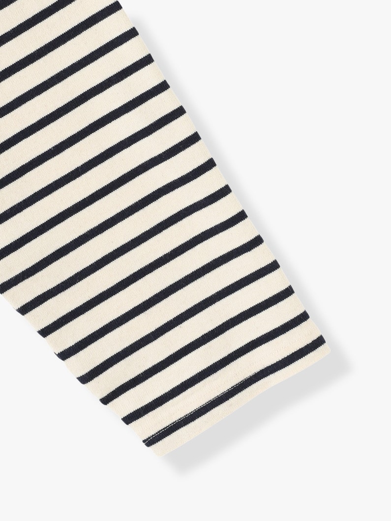 Wide Striped Long Sleeve Tee 詳細画像 multi 7
