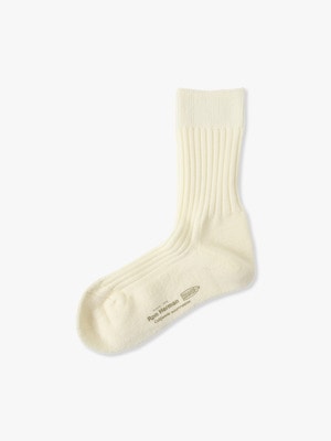 Washable Wool Short Socks 詳細画像 ivory