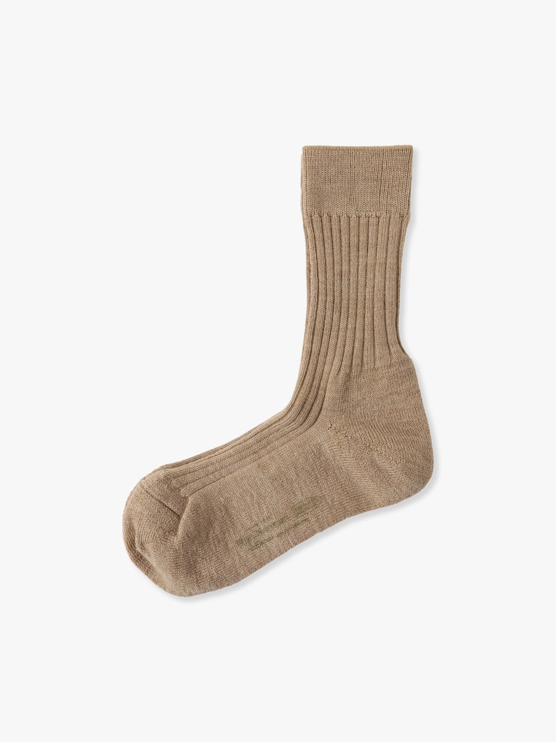 Washable Wool Short Socks 詳細画像 beige 1