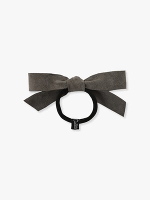 Suede Millinery Bow Pony 詳細画像 charcoal gray