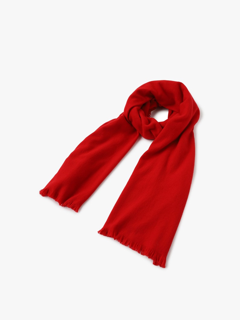 Ultra Fine Lamb Micro Basket Stole (red) 詳細画像 red 2