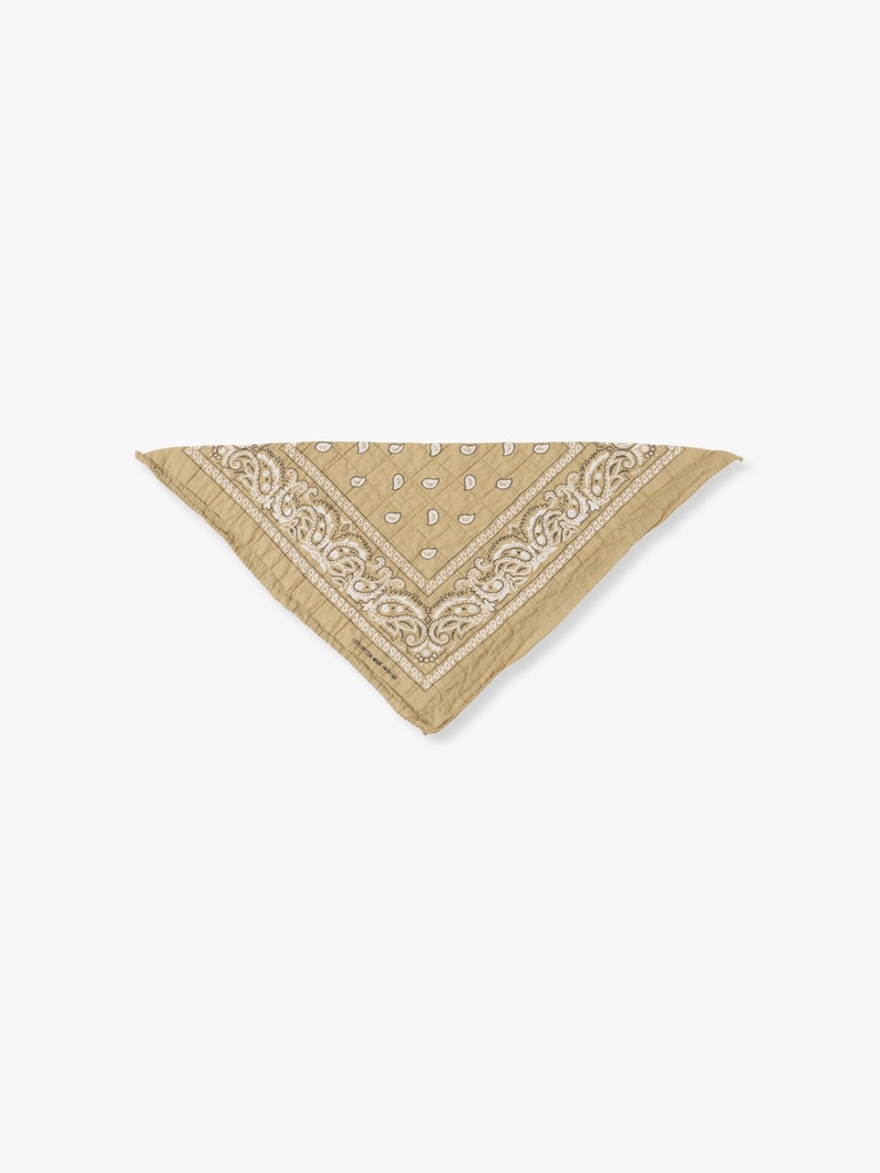 Quilted Bandana 詳細画像 camel 4