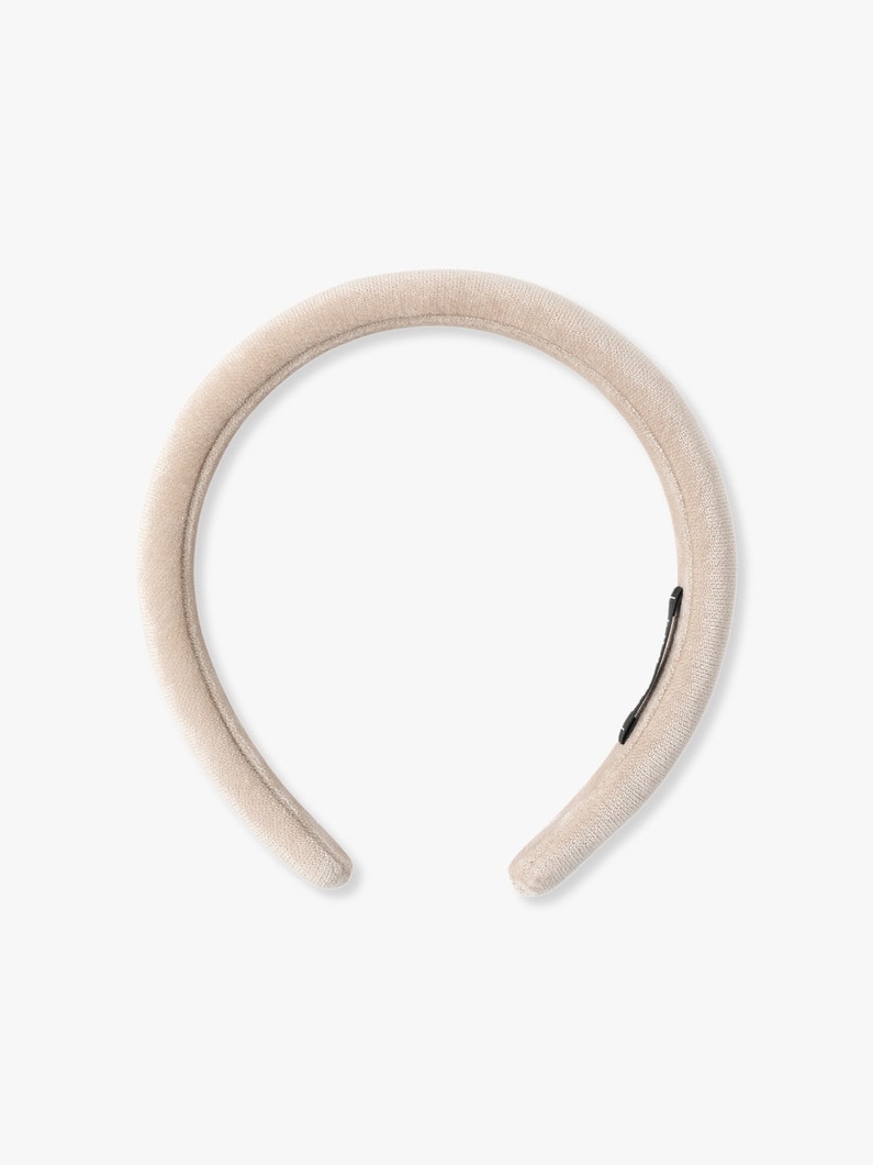Velvet Headband 詳細画像 beige 1