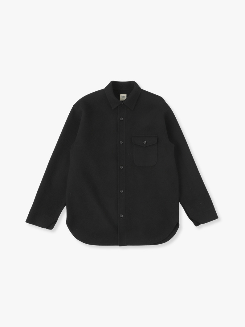 Double Cloth CPO Shirt  詳細画像 black 2