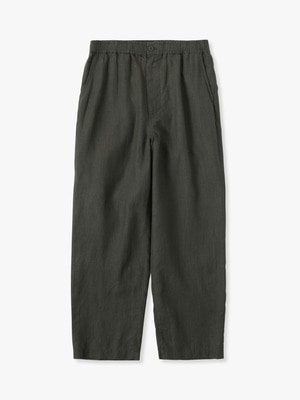 Linen Wide Tapered Easy Pants 詳細画像 gray