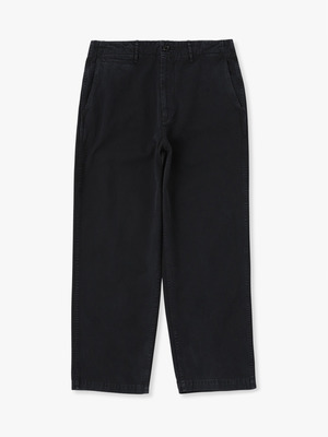 Wide Tapered Trousers 詳細画像 black
