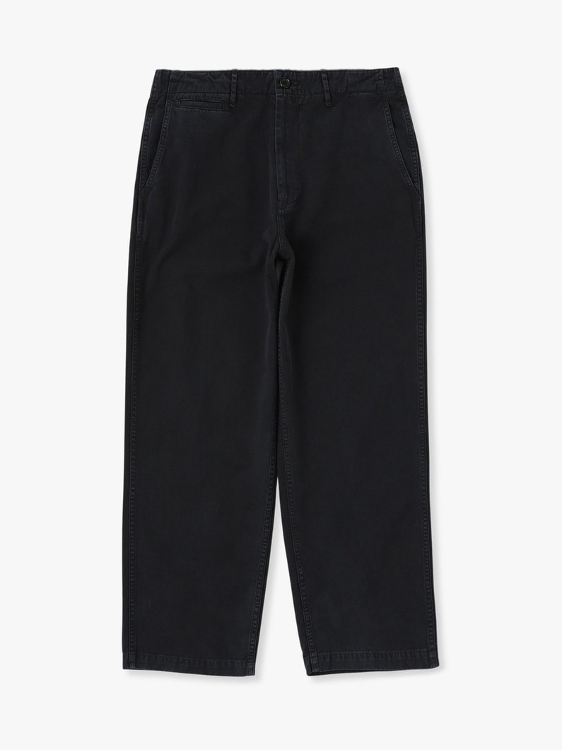 Wide Tapered Trousers 詳細画像 black 1